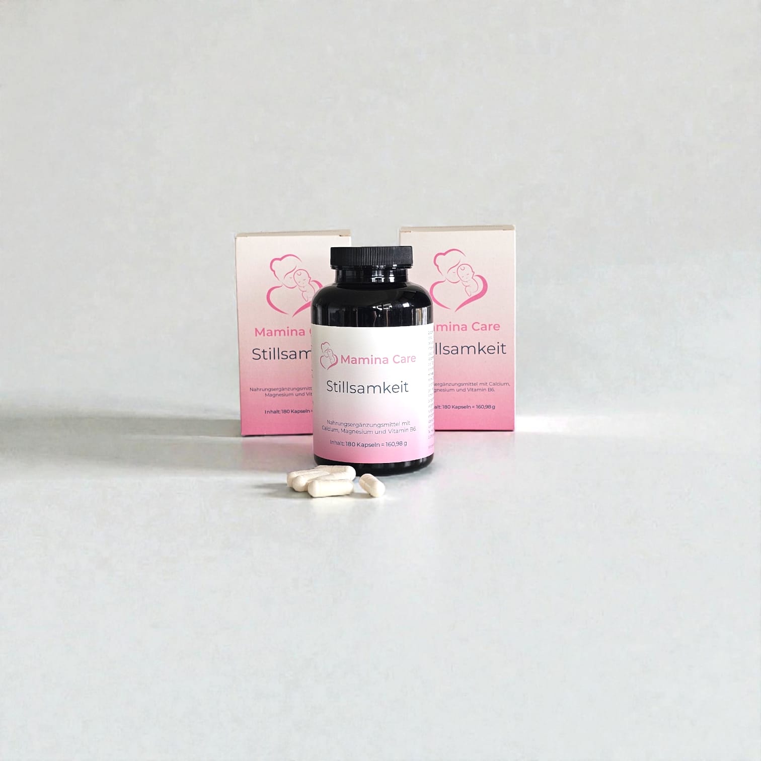 stillsamkeit zwei packungen dose kapseln